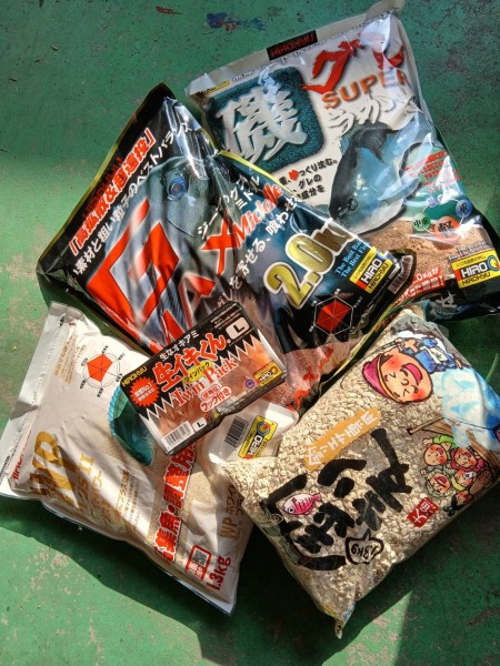 今回使用したヒロキューの集魚材